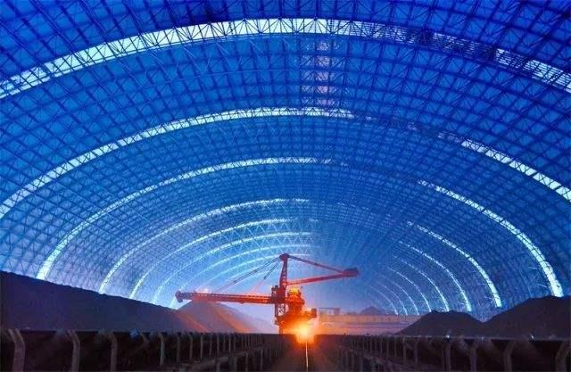 福鼎亿优钢构工程师为您解析原料场封闭技术的特点和类型